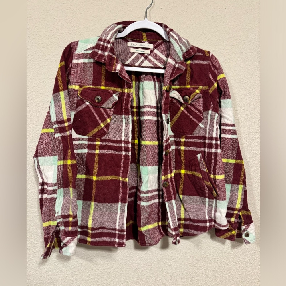 Woolrich oxbow bend red flannel 100% cotton
